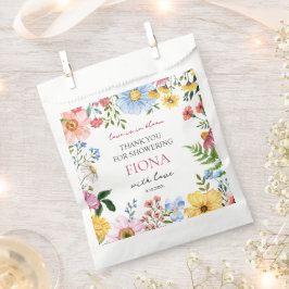 Liefde in Bloom Wildflower Vrijgezellenfeest Dank  Bedankzakje
