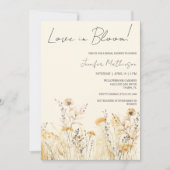 Liefde in Bloom Wildflower Vrijgezellenfeest Kaart (Voorkant)