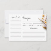 Liefde in Bloom Wildflower Vrijgezellenfeest Recep (Voorkant)