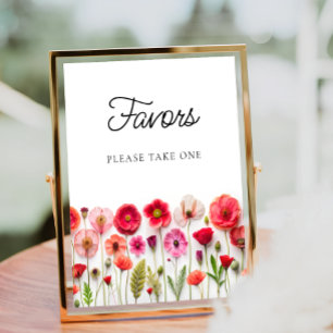 Liefde in Bloom Wildflowers Favorieten Neem er een Poster