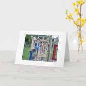 liefde in Boedapest notecard Kaart (Gele Bloem)