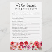 Liefde in Boom Wie kent Bruid de Beste Douche Spel (Voorkant)