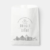 Liefde in Boston | Trouwgunstzakjes Bedankzakje (Voorkant)