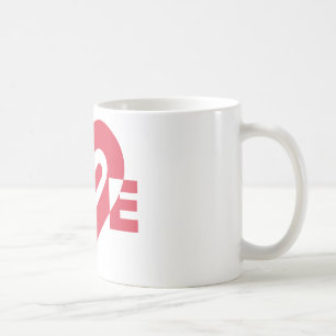 Liefde in Cherry Pink Koffiemok