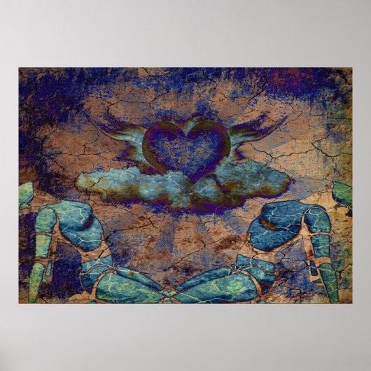 Liefde in Cyberpunk Poster (Voorkant)