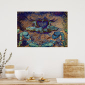 Liefde in Cyberpunk Poster (Keuken)