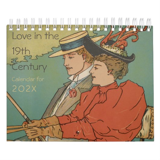  liefde in de 19e eeuwse Pas getrouwd Kalender (Hoes)
