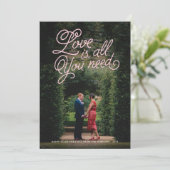 Liefde in de Air Photo Valentijn Feestdagenkaart (Staand voorkant)