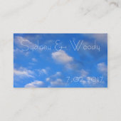 Liefde in de Air Table Kaarten Plaatskaartje (Achterkant)