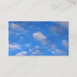 Liefde in de Air Table Kaarten Plaatskaartje