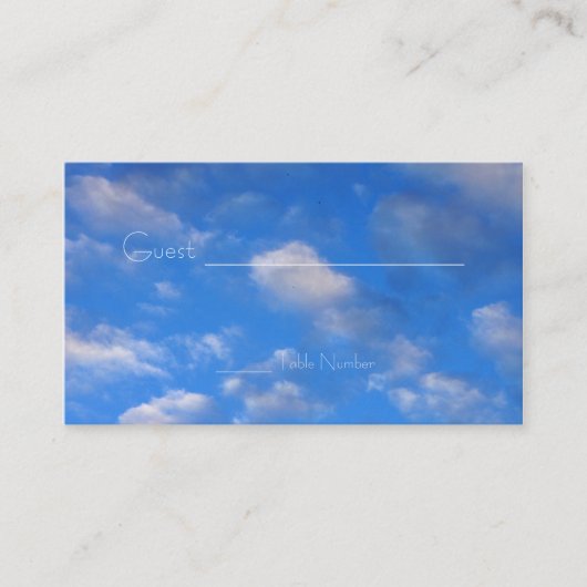 Liefde in de Air Table Kaarten Plaatskaartje (Voorkant)