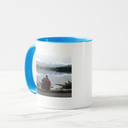 Liefde in de Canadese Rockies Mok (Voorkant links)