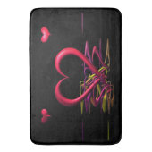 Liefde in de Darkness Bath Mat (Voorkant Verticaal)