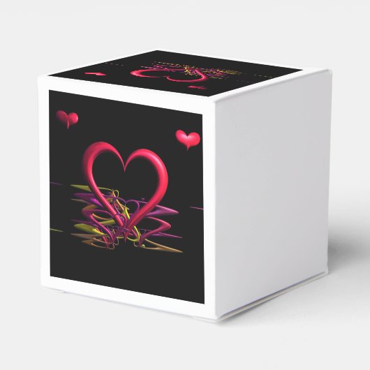 Liefde in de Darkness Favor Box Bedankdoosjes (Achterkant)