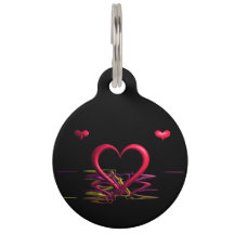 Liefde in de Darkness Pet Tag