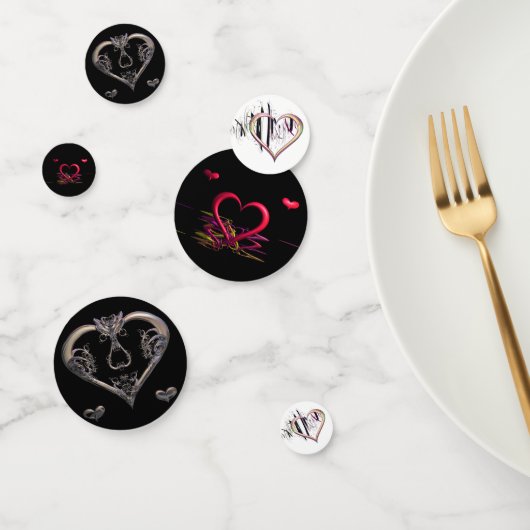 Liefde in de Darkness Table Confetti (Groep)