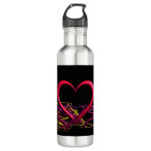 Liefde in de Darkness Water Bottle Waterfles (Voorkant)
