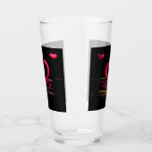 Liefde in de duisternis Glass Tumbler (Links)