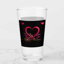 Liefde in de duisternis Glass Tumbler