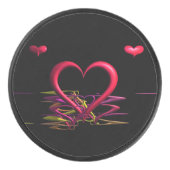 Liefde in de duisternis Hockey Puck (Voorkant)