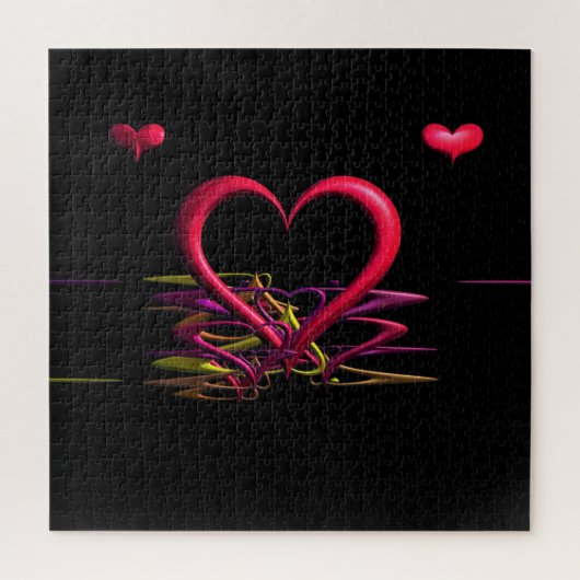 Liefde in de duisternis Jigzaag Puzzle Legpuzzel (Verticaal)
