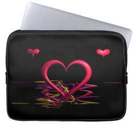 Liefde in de dunne laptophoes laptop sleeve