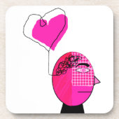 Liefde in de geest bier onderzetter (Voorkant)