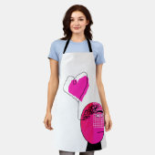 Liefde in de geest schort (Gedragen)