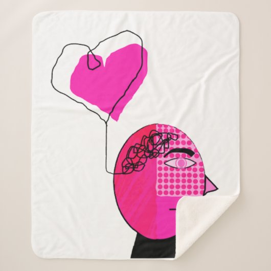 Liefde in de geest sherpa deken (Voorkant)