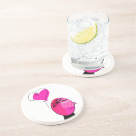 Liefde in de geest zandsteen onderzetter