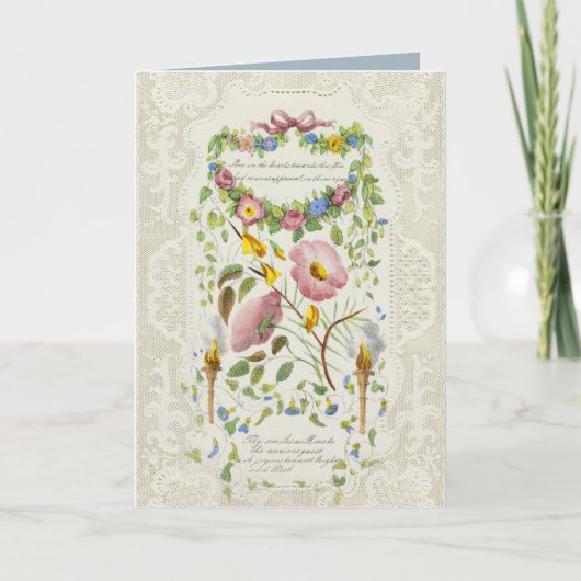 Liefde in de harten  Valentijn Feestdagen Kaart (Voorkant)