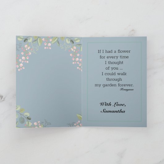 Liefde in de harten  Valentijn Feestdagen Kaart (Binnen)