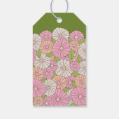 Liefde in de lucht - Boho Bloemen Bruidsfeest Cadeaulabel (Achterkant)