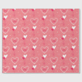 Liefde in de lucht cadeaupapier (Vlak)