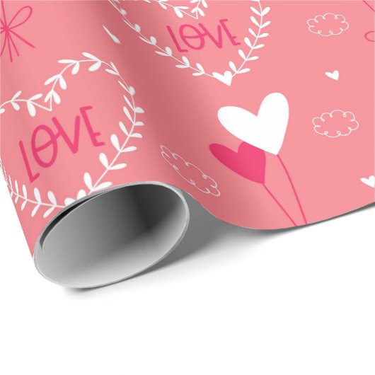 Liefde in de lucht cadeaupapier (Rol Hoek)