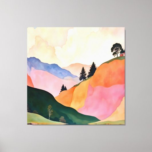 Liefde in de lucht canvas afdruk (Voorkant)