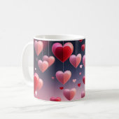 Liefde in de lucht koffiemok (Voorkant links)