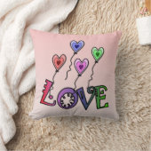 Liefde in de lucht kussen (Deken)