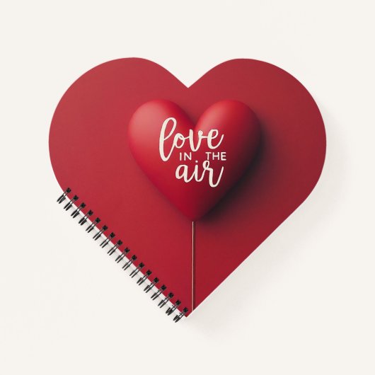 Liefde in de lucht notitieboek (Voorkant)