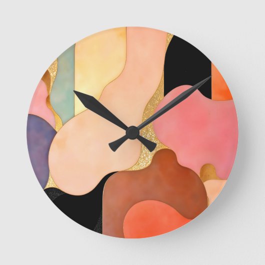 Liefde in de lucht ronde klok (Voorkant)