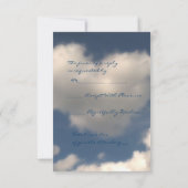 Liefde in de lucht RSVP kaartje (Achterkant)