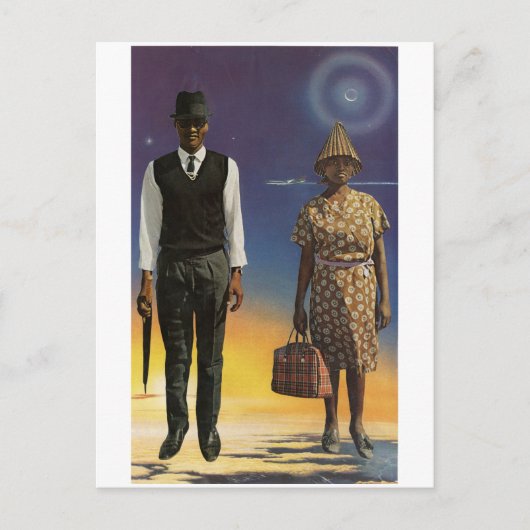 Liefde in de lucht - uitnodiging briefkaart (Voorkant)