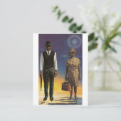 Liefde in de lucht - uitnodiging briefkaart (Staand voorkant)