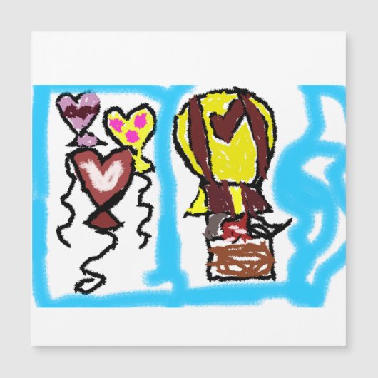 Liefde in de lucht valentijn (Voorkant)