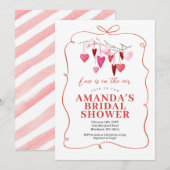 Liefde in de lucht Valentijns Bruiloft Bridal Show Kaart (Voorkant / Achterkant)