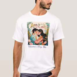 Liefde in de lucht - Valentijn's Day Vibes T-shirt