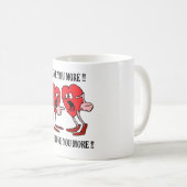 'Liefde in de lucht' Witte 11 oz Classic White Mok (Voorkant rechts)