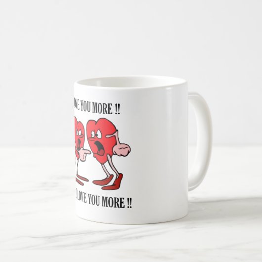 'Liefde in de lucht' Witte 11 oz Classic White Mok (Voorkant rechts)