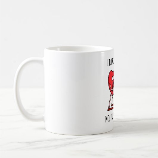 'Liefde in de lucht' Witte 11 oz Classic White Mok (Links)