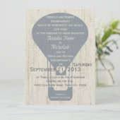 Liefde in de luchtballon bruiloft kaart (Staand voorkant)